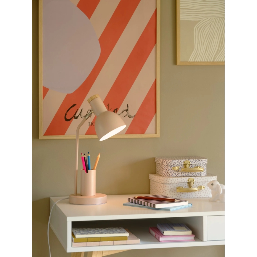 Nordlux - Tafellamp DEVONE 1xE27/15W/230V roze