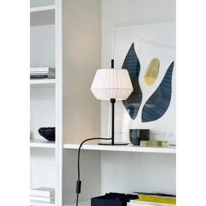 Nordlux - Tafellamp DICTE 1xE14/40W/230V wit/zwart