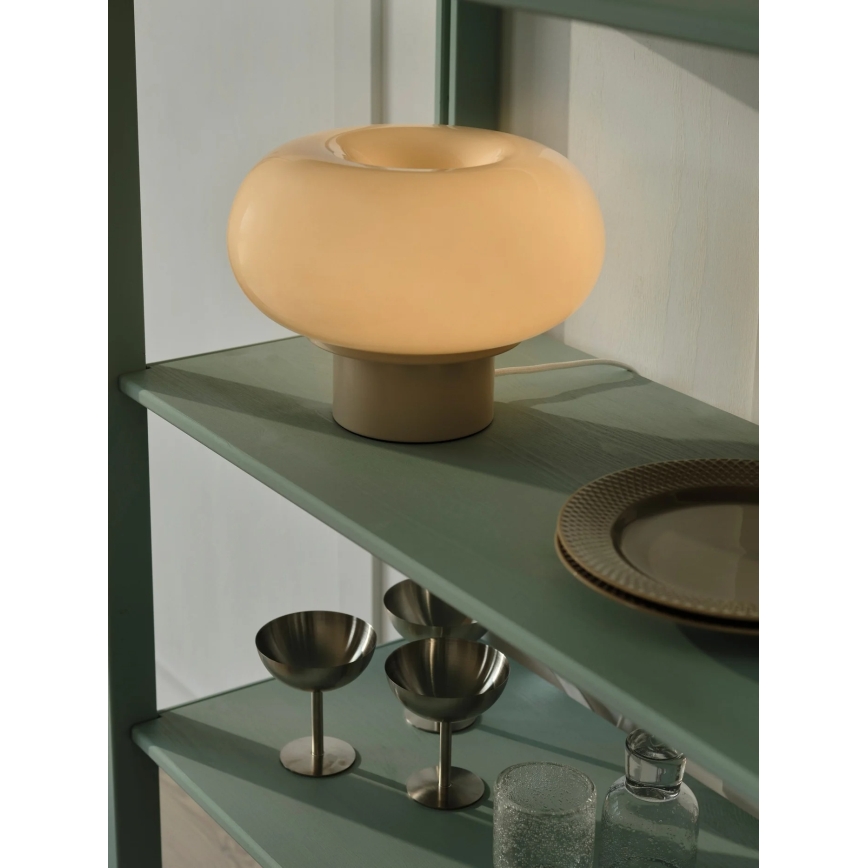 Nordlux - Tafellamp MALTI 2xE27/10W/230V beige