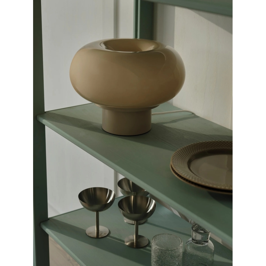 Nordlux - Tafellamp MALTI 2xE27/10W/230V beige