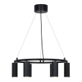 Nordlux - VICO hanglamp aan kabel 6xGU10/5W/230V zwart