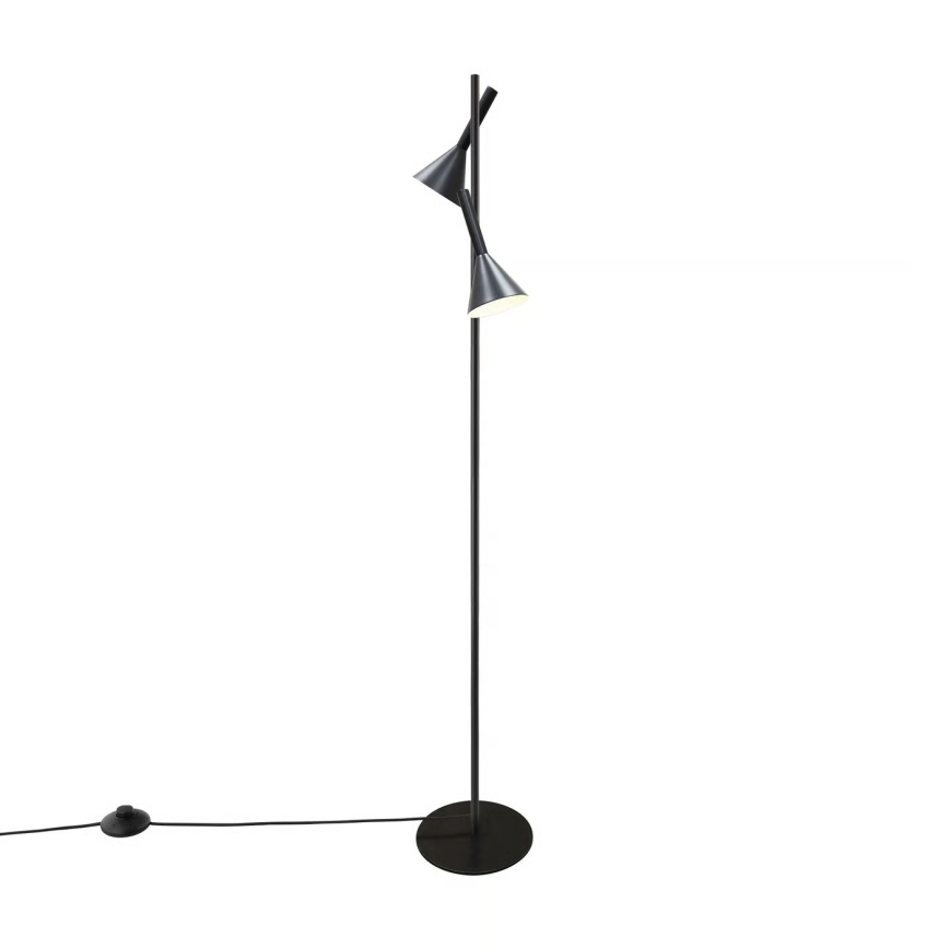 Nordlux - Vloerlamp KELVIS 2xGU10/12W/230V zwart