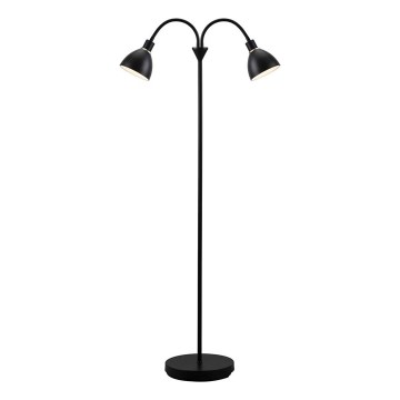 Nordlux - Vloerlamp RAY 2xE14/25W/230V zwart