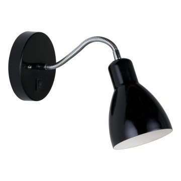 Nordlux - Wandlamp CYCLONE 1xE14/15W/230V zwart
