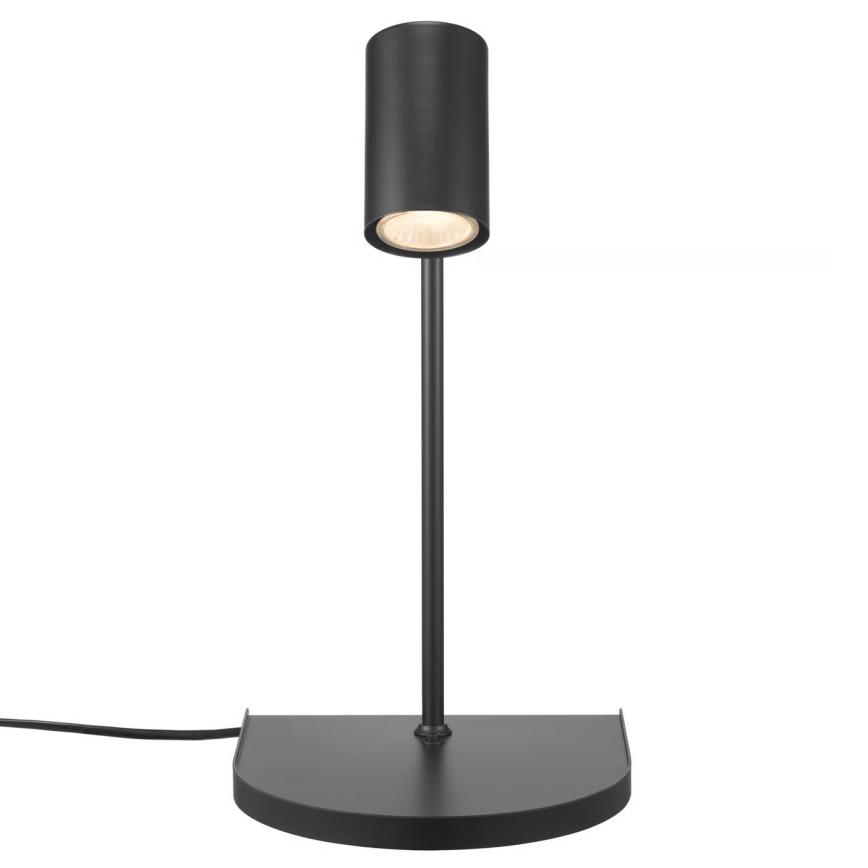 Nordlux - Wandlamp met plank CODY 1xGU10/15W/230V zwart