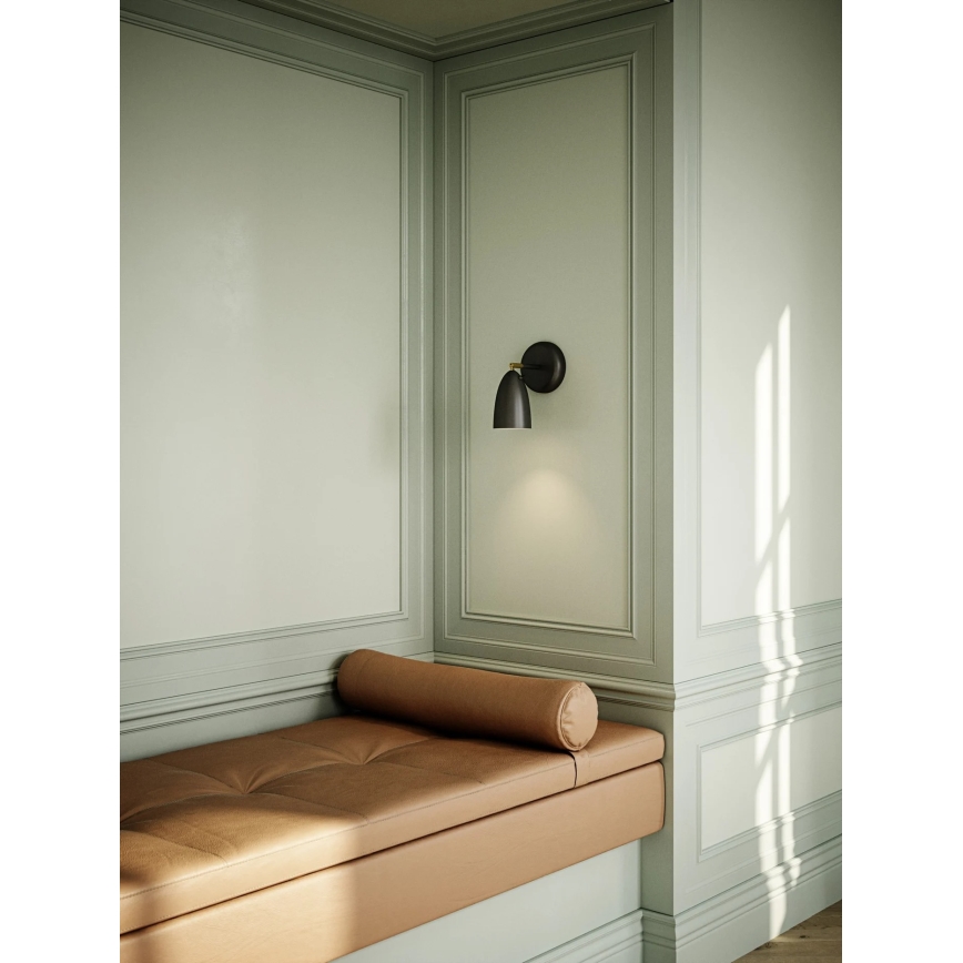 Nordlux - Wandlamp NEXUS 1xGU10/6W/230V zwart