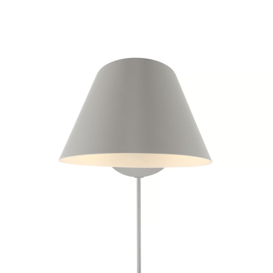 Nordlux - Wandlamp STAY 1xE27/60W/230V grijs