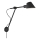 Nordlux - Wandlamp STAY 1xE27/60W/230V zwart