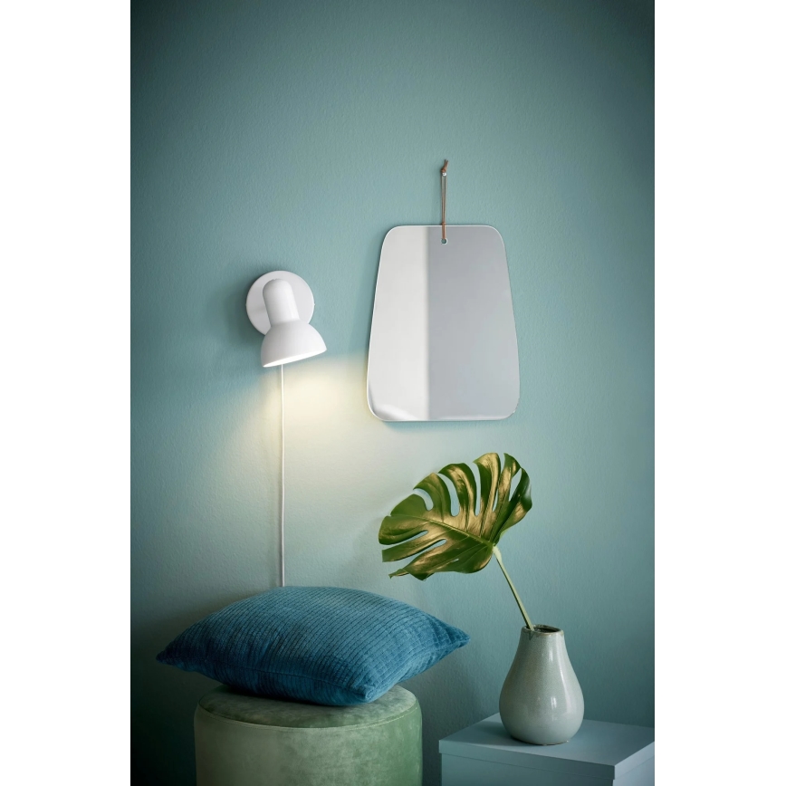Nordlux - Wandlamp TEXAS 1xE27/60W/230V wit