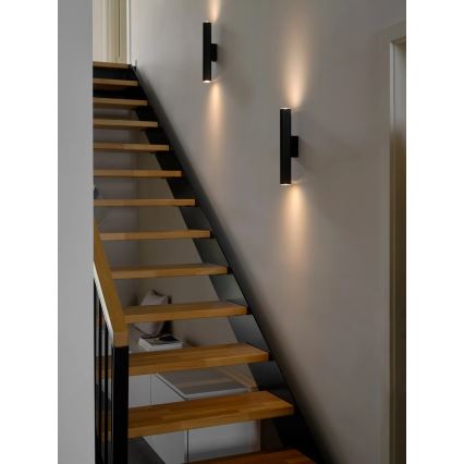 Nordlux - Wandlamp VICO 2xGU10/5W/230V zwart