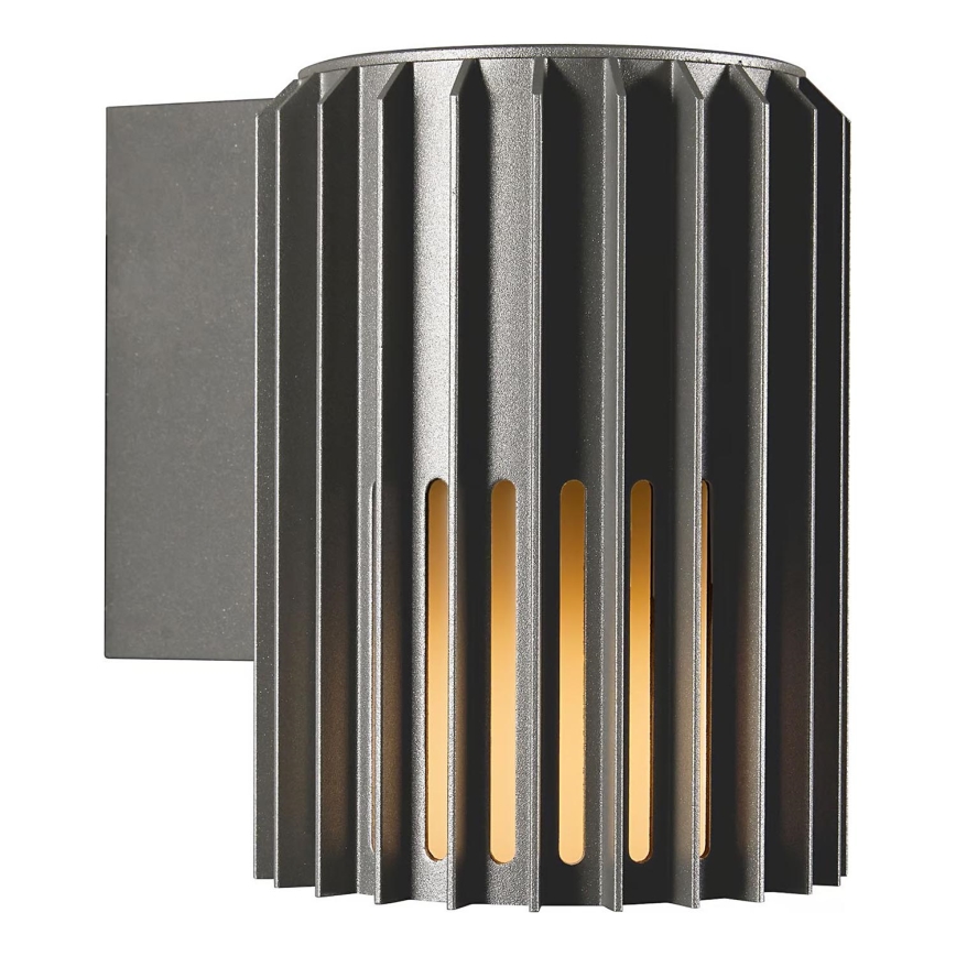Nordlux - Wandlamp voor buiten ALUDRA 1xE27/15W/230V antraciet