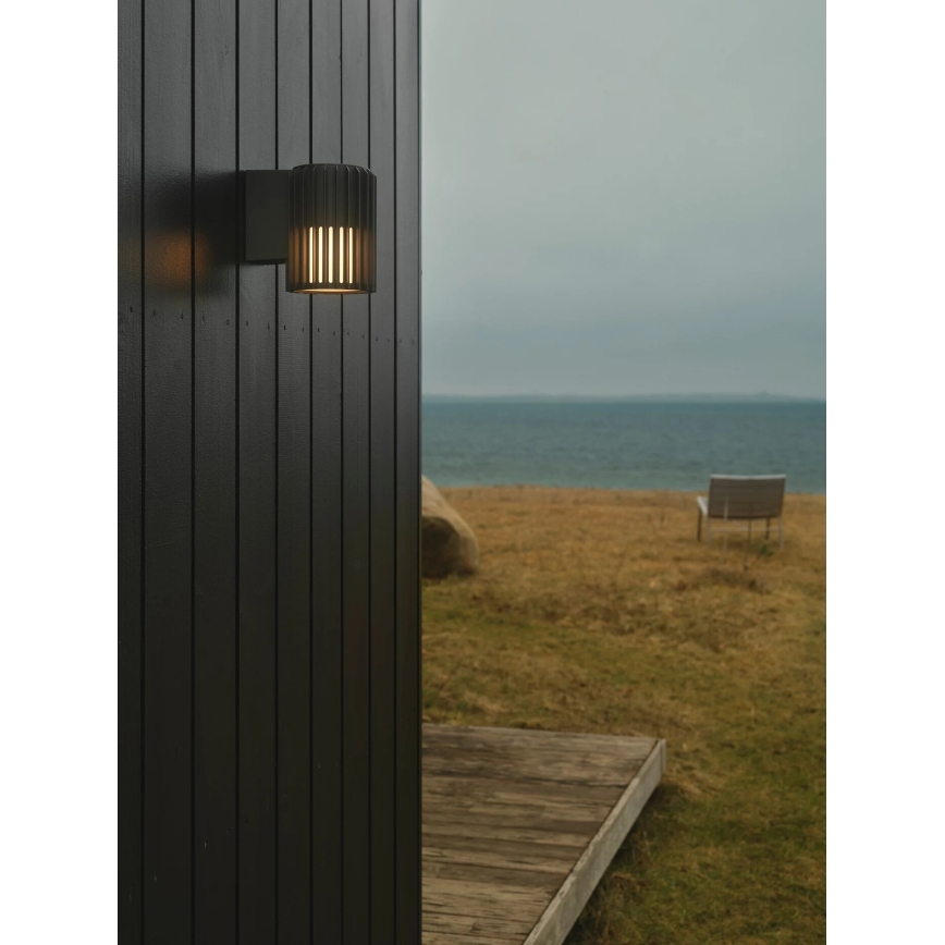 Nordlux - Wandlamp voor buiten ALUDRA 1xE27/15W/230V antraciet