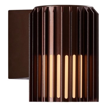 Nordlux - Wandlamp voor buiten ALUDRA 1xE27/15W/230V bruin
