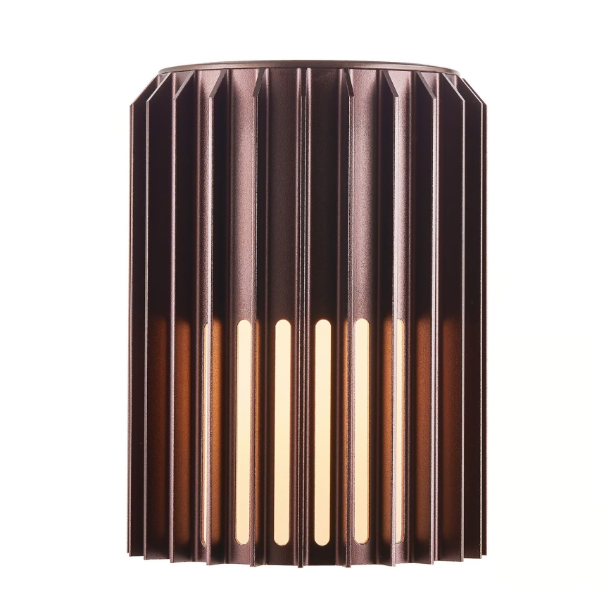 Nordlux - Wandlamp voor buiten ALUDRA 1xE27/15W/230V bruin