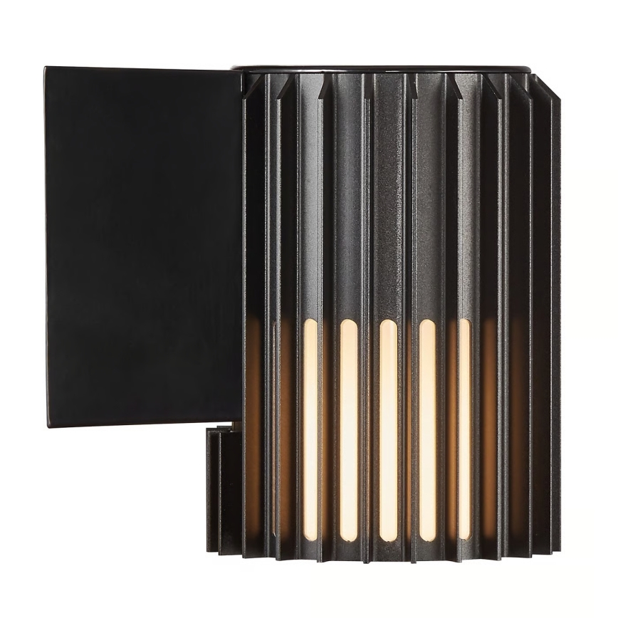 Nordlux - Wandlamp voor buiten ALUDRA 1xE27/15W/230V zwart