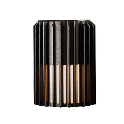 Nordlux - Wandlamp voor buiten ALUDRA 1xE27/15W/230V zwart