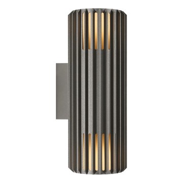 Nordlux - Wandlamp voor buiten ALUDRA 2xE27/15W/230V IP54 antraciet