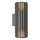 Nordlux - Wandlamp voor buiten ALUDRA 2xE27/15W/230V IP54 antraciet