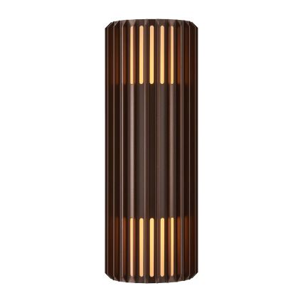 Nordlux - Wandlamp voor buiten ALUDRA 2xE27/15W/230V IP54 bruin