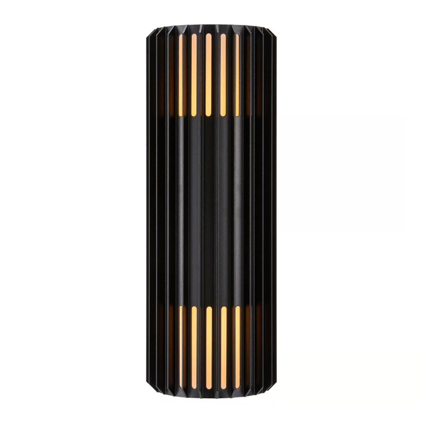 Nordlux - Wandlamp voor buiten ALUDRA 2xE27/15W/230V IP54 zwart