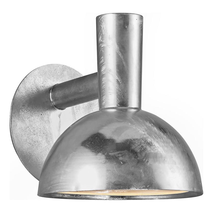 Nordlux - Wandlamp voor buiten ARKI 1xE27/20W/230V IP54 zilver