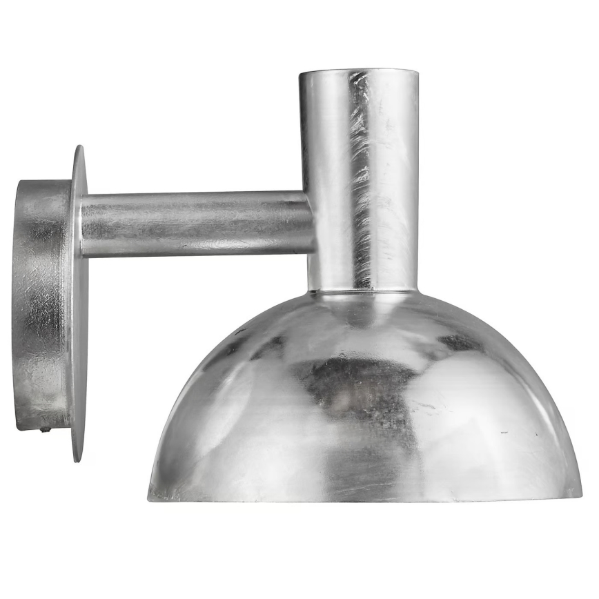Nordlux - Wandlamp voor buiten ARKI 1xE27/20W/230V IP54 zilver