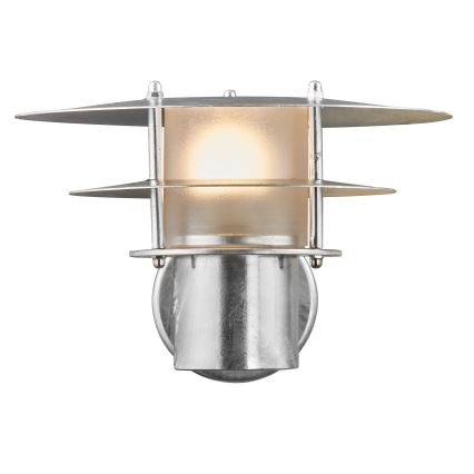 Nordlux - Wandlamp voor buiten BASTIA 1xE14/12W/230V IP54 mat chroom