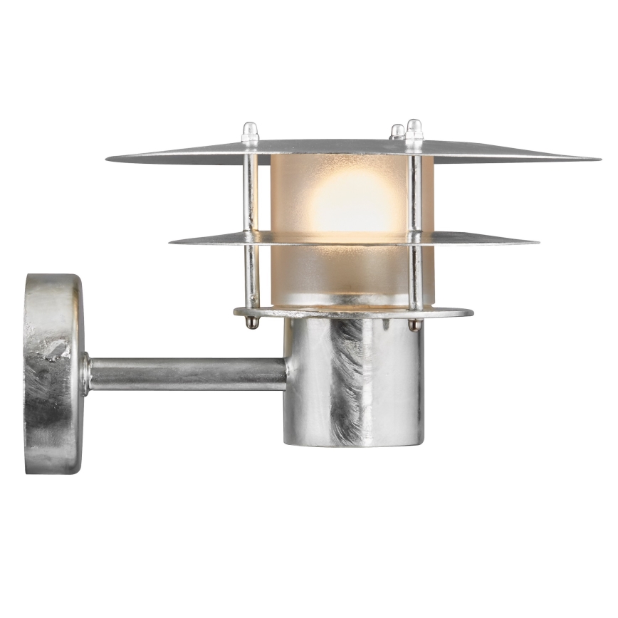 Nordlux - Wandlamp voor buiten BASTIA 1xE14/12W/230V IP54 mat chroom