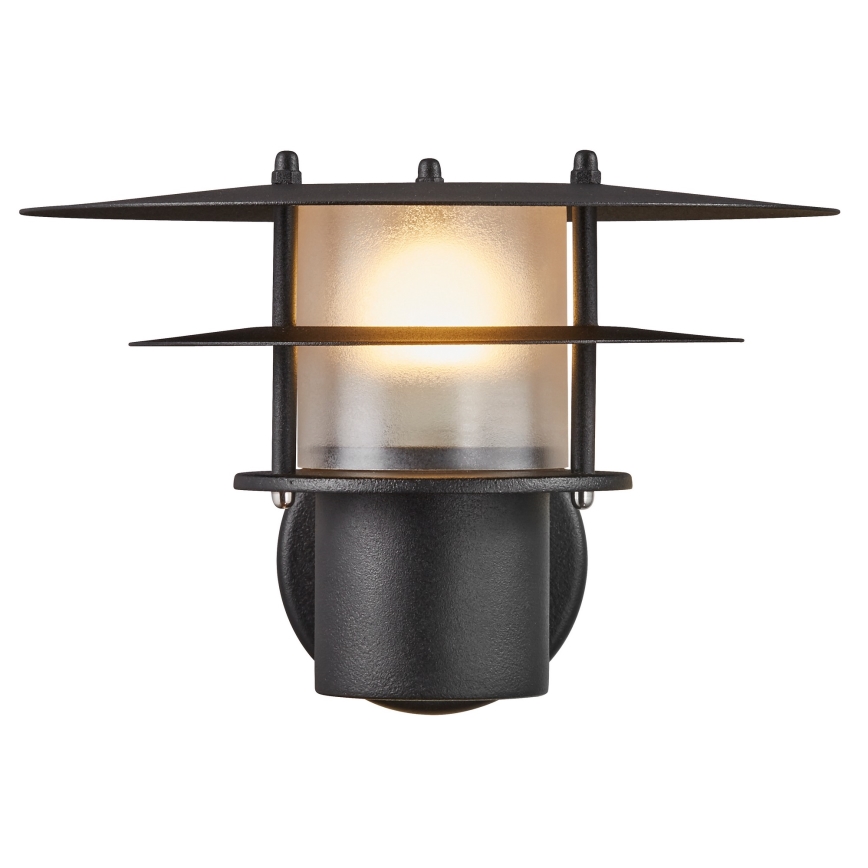Nordlux - Wandlamp voor buiten BASTIA 1xE14/12W/230V IP54 zwart