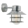 Nordlux - Wandlamp voor buiten BLOKHUS 1xE27/60W/230V IP54 zilver