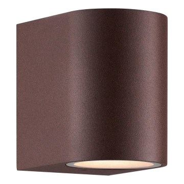 Nordlux - Wandlamp voor buiten DION 1xGU10/25W/230V IP44 rezavá