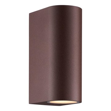 Nordlux - Wandlamp voor buiten DION 2xGU10/25W/230V IP44 rezavá