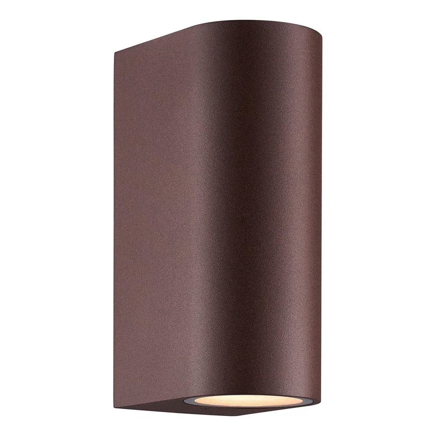 Nordlux - Wandlamp voor buiten DION 2xGU10/25W/230V IP44 rezavá