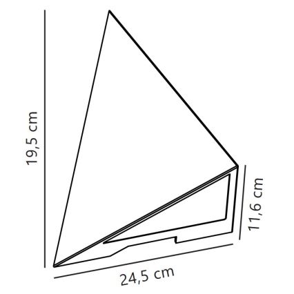 Nordlux - Wandlamp voor buiten KONIT 1xGU10/10W/230V IP44