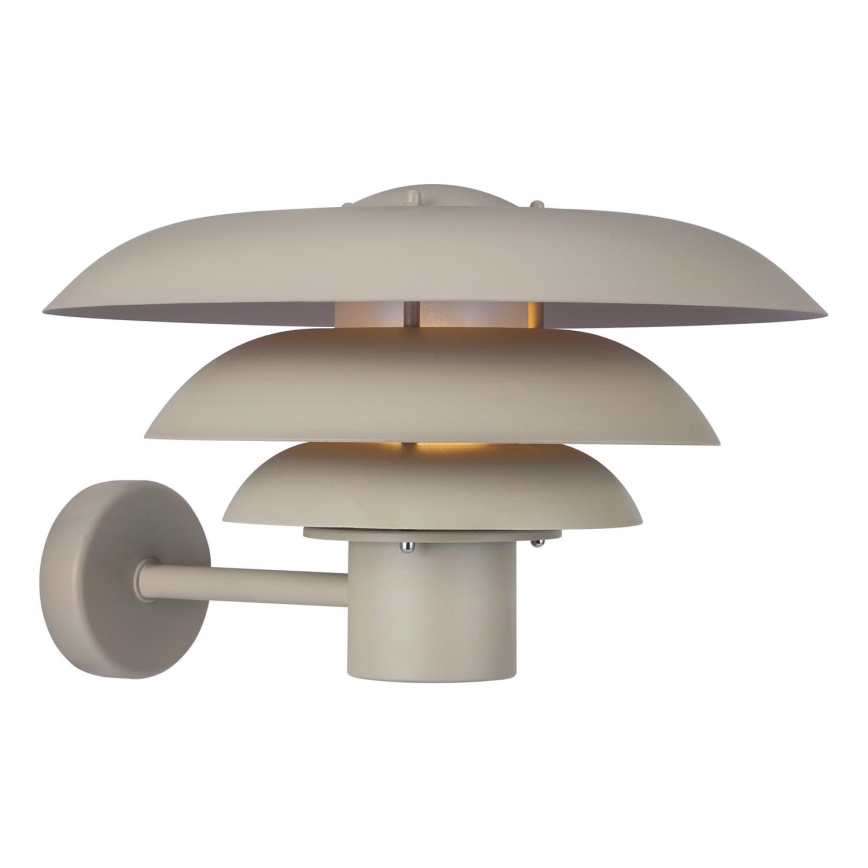 Nordlux - Wandlamp voor buiten KURNOS 1xE27/20W/230V IP54 beige