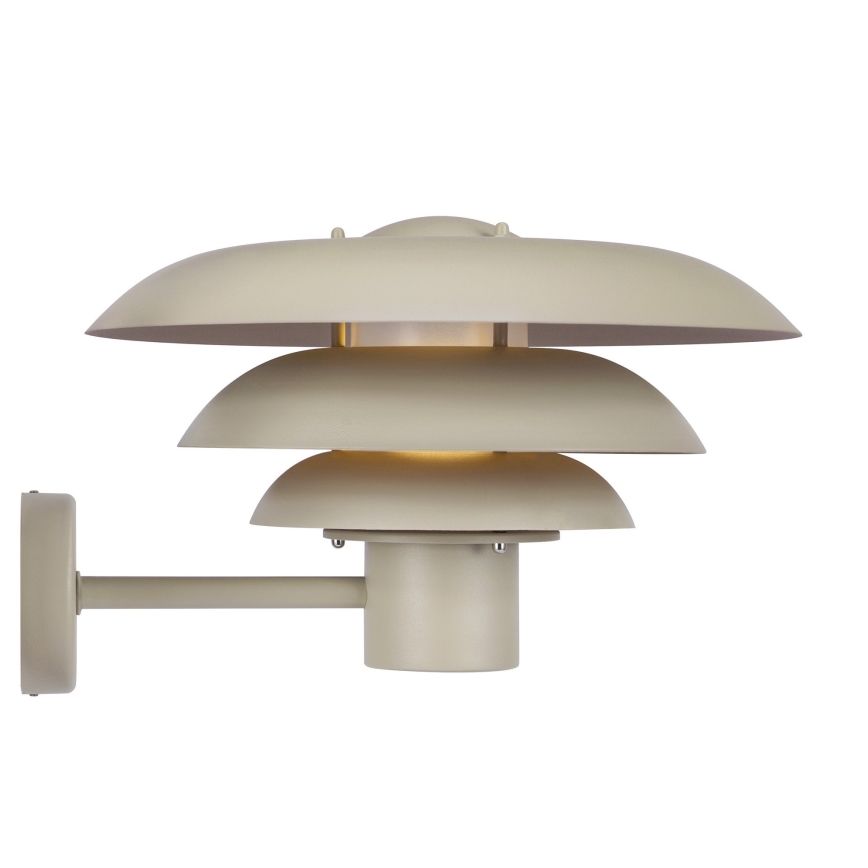 Nordlux - Wandlamp voor buiten KURNOS 1xE27/20W/230V IP54 beige