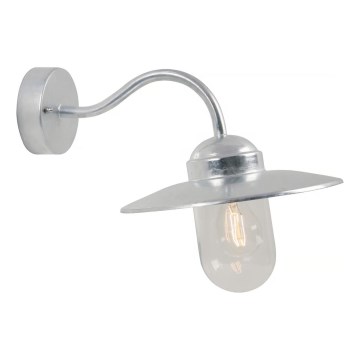 Nordlux - Wandlamp voor buiten LUXEMBOURG 1xE27/60W/230V IP54 zilver