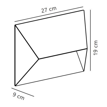 Nordlux - Wandlamp voor buiten PONTIO 2xGU10/25W/230V IP54