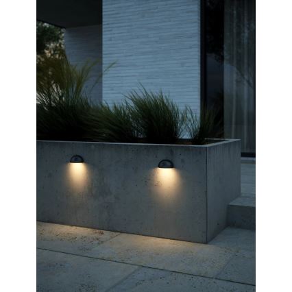 Nordlux - Wandlamp voor buiten SCORPIUS 1xE14/15W/230V IP44 zwart