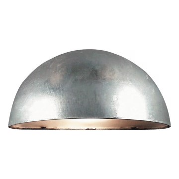 Nordlux - Wandlamp voor buiten SCORPIUS 1xE14/40W/230V IP33 zilver