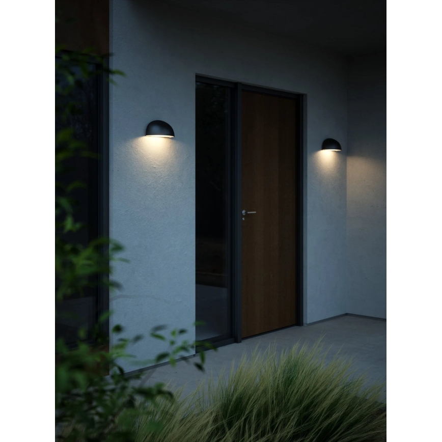 Nordlux - Wandlamp voor buiten SCORPIUS 1xE27/25W/230V IP44 zwart