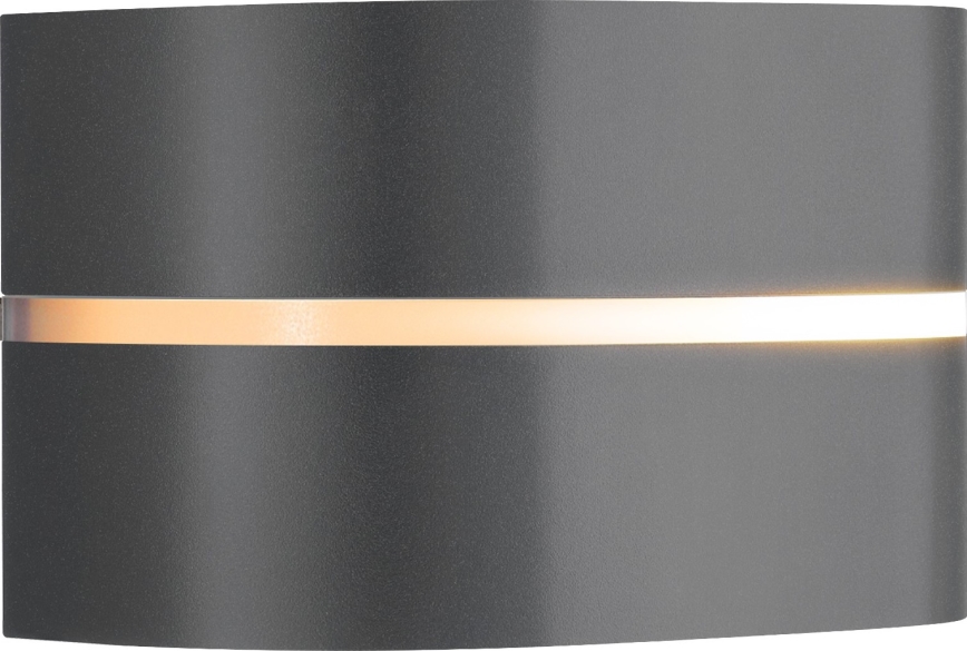 Nordlux - Wandlamp voor buiten SIBELIS 1xE27/10W/230V IP44 antraciet