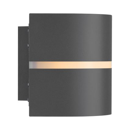 Nordlux - Wandlamp voor buiten SIBELIS 1xE27/10W/230V IP44 antraciet