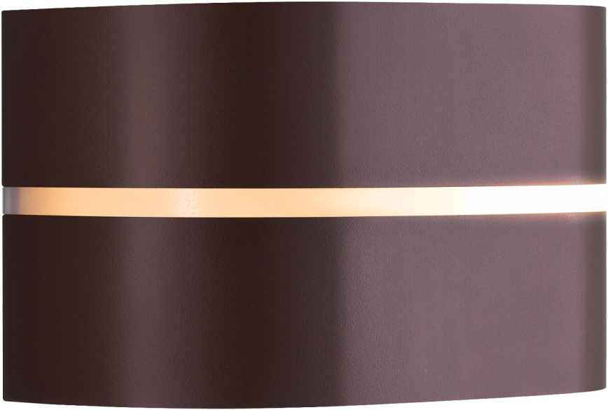 Nordlux - Wandlamp voor buiten SIBELIS 1xE27/10W/230V IP44 bruin