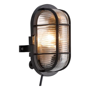 Nordlux - Wandlamp voor buiten SKOTLAMPE 1xE27/60W/230V IP44 zwart