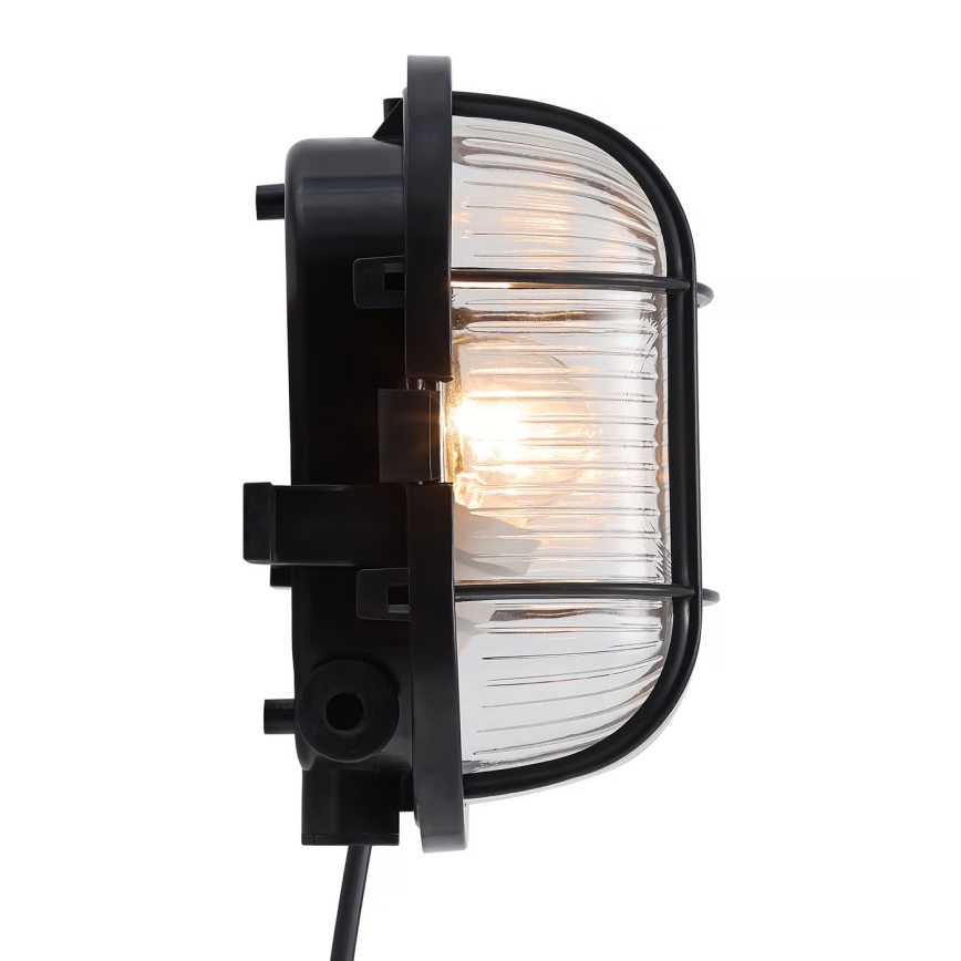 Nordlux - Wandlamp voor buiten SKOTLAMPE 1xE27/60W/230V IP44 zwart