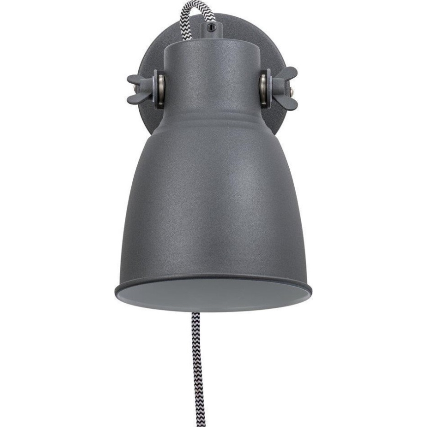 Nordlux - Wandspot ADRIAN 1xE27/25W/230V antraciet