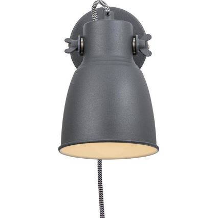 Nordlux - Wandspot ADRIAN 1xE27/25W/230V antraciet