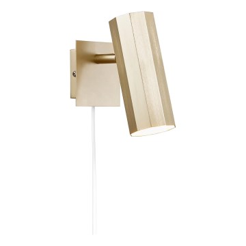 Nordlux - Wandspot ALANIS 1xGU10/15W/230V goud