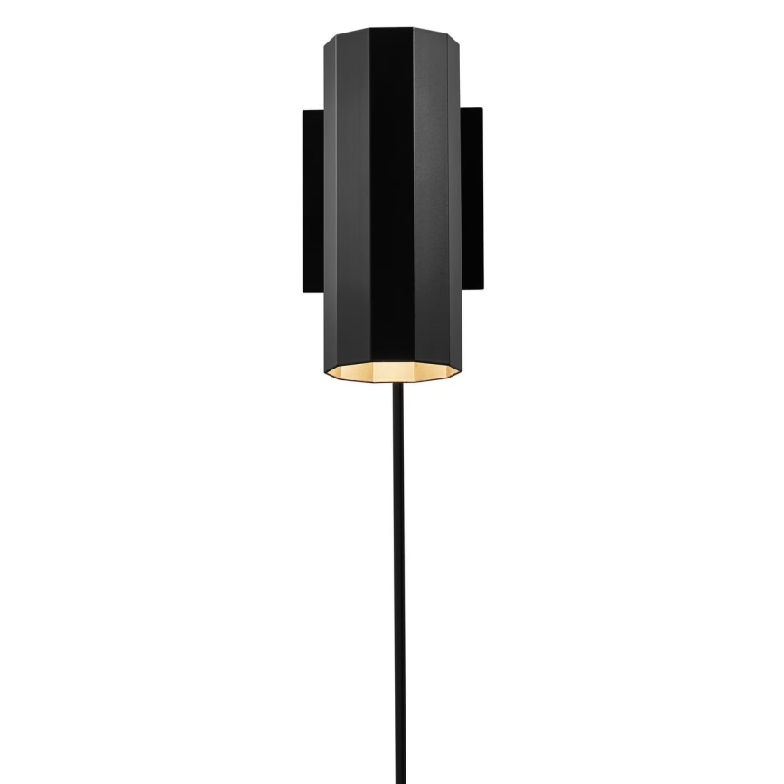 Nordlux - Wandspot ALANIS 1xGU10/15W/230V zwart